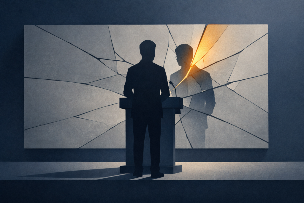 Shadow Burnout 與品牌斷裂：創辦人面對碎裂鏡像的插圖