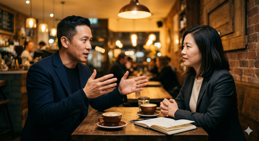 品牌故事三分之一缺口——創辦人在咖啡廳思考品牌敘事